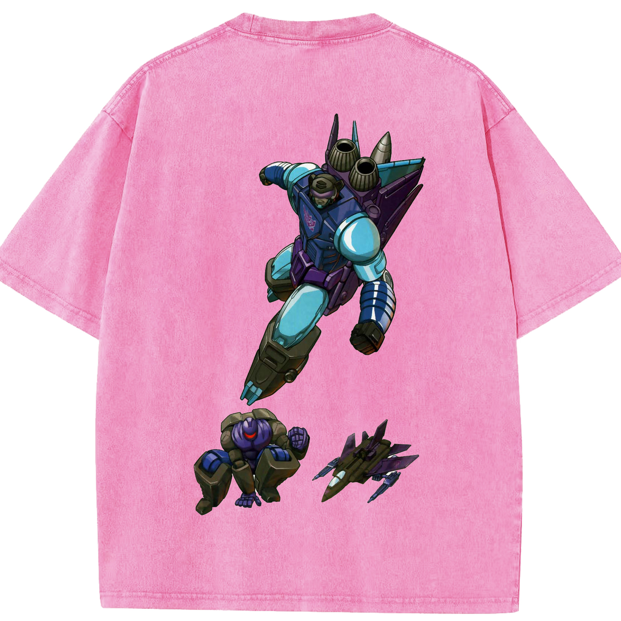（画像用）  綿100% ヴィンテージ風 半袖Tシャツ（背面プリント）